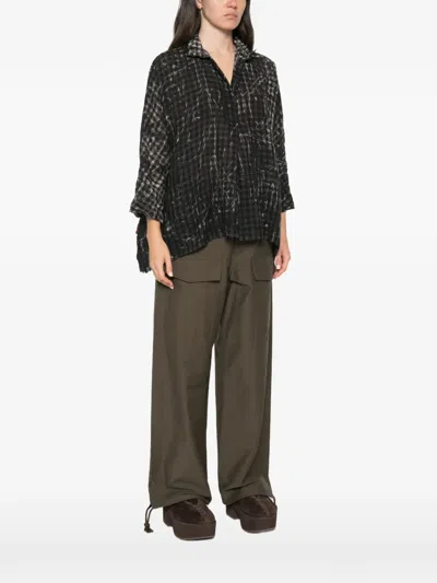 CHECK-PATTERN BLOUSE