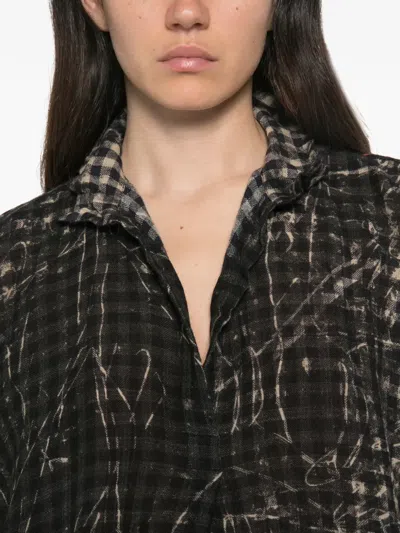 CHECK-PATTERN BLOUSE