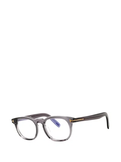 Tom Ford Square-frame Glasses In Gray