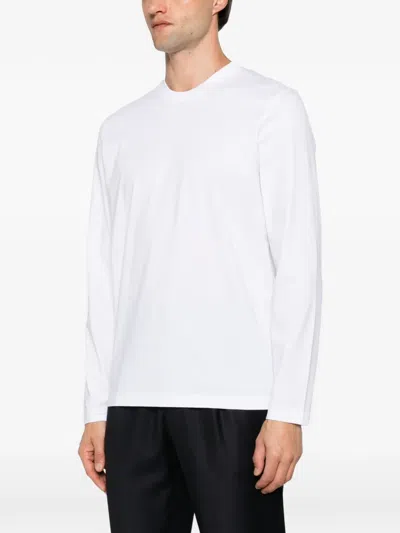 Corneliani Long-sleeve T-shirt In White