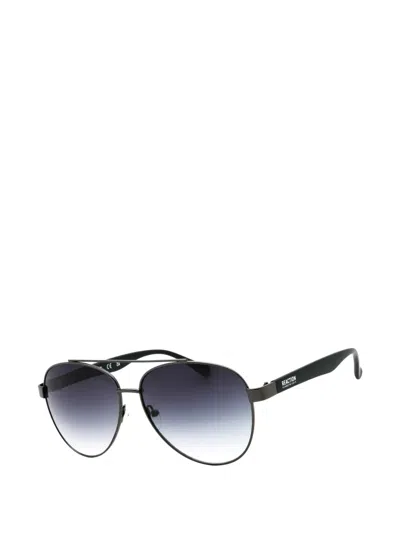 Kenneth Cole Gradient Pilot-frame Sunglasses In Blue