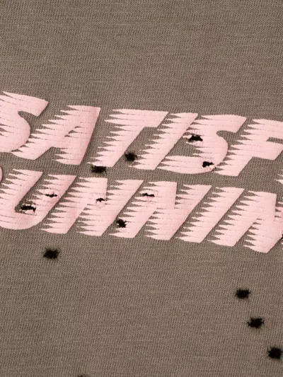 Satisfy Mothtech Distressed T-shirt In Gray