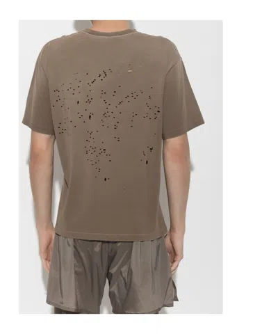 Satisfy Mothtech Distressed T-shirt In Gray