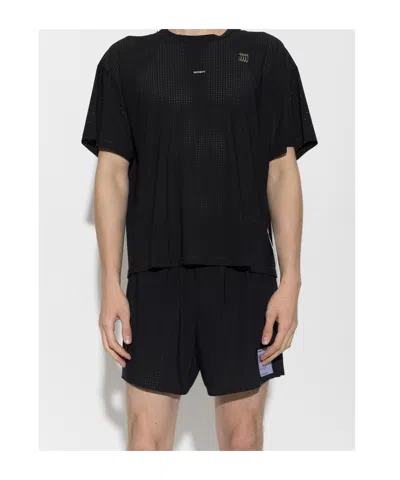 Satisfy Space O Perforated Running T-shirt In Silver