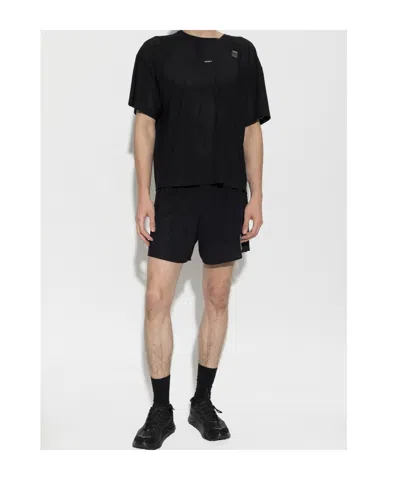 Satisfy Space O Perforated Running T-shirt In Silver