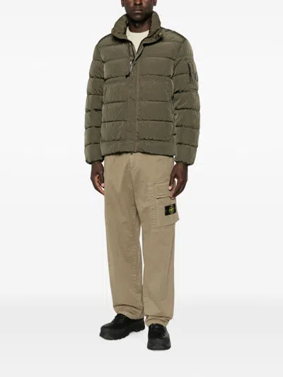 C.p. Company C.p.company Short Down Jacket In Green