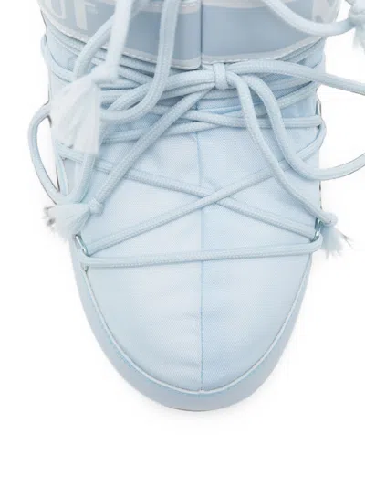 Moon Boot Icon Low Ankle Boots In Blue