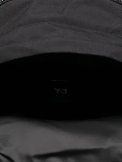 Y-3 Unisex Backpack With Top Handle And Logo Detail In Black