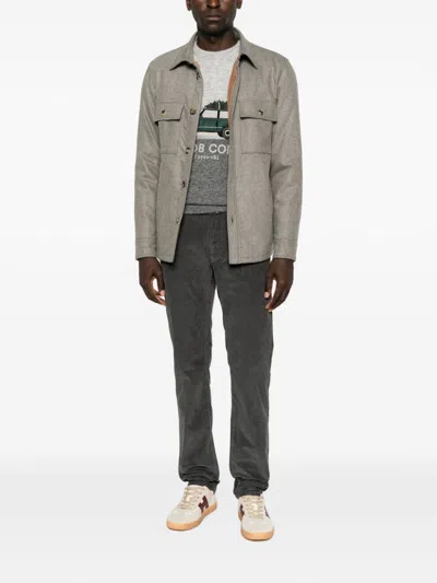 Jacob Cohen Wool Jacket In Gray