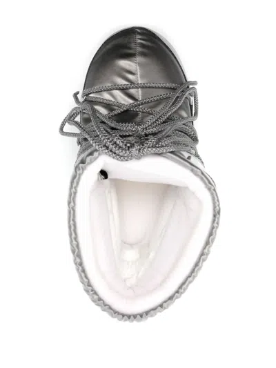Moon Boot Icon Low Boots In Silver