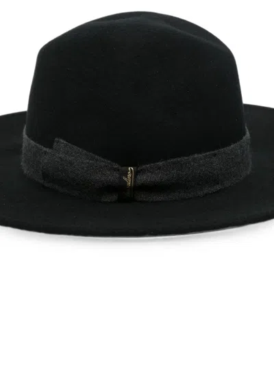 Borsalino Deva Wool Hat In Black