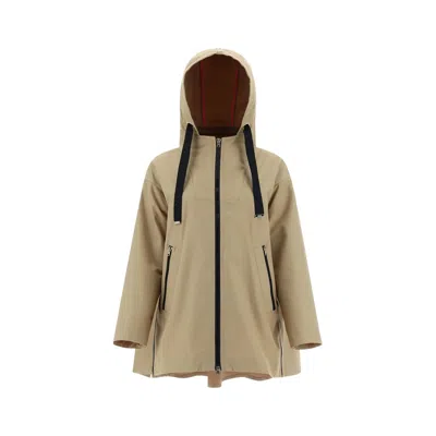Herno Flared Jacket In Neutral