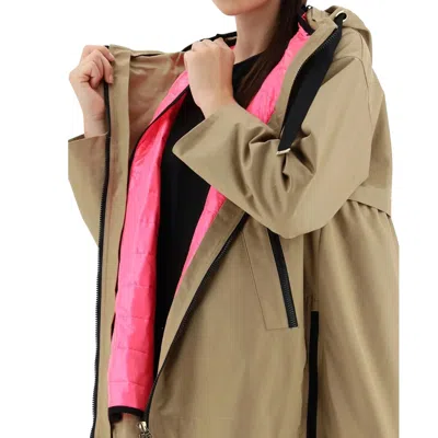 Herno Flared Jacket In Neutral