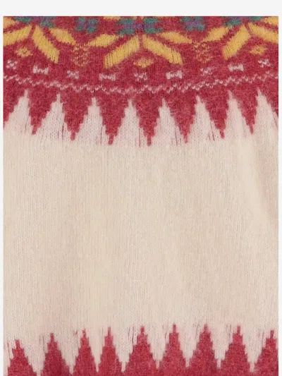 Howlin' Howlin Wool Sweater With Jacquard Pattern In Multi