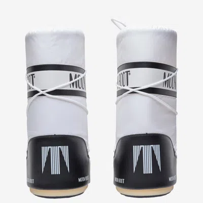 Moon Boot Icon Multicolor Nylon Boots In White