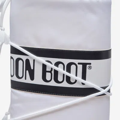 Moon Boot Icon Multicolor Nylon Boots In White