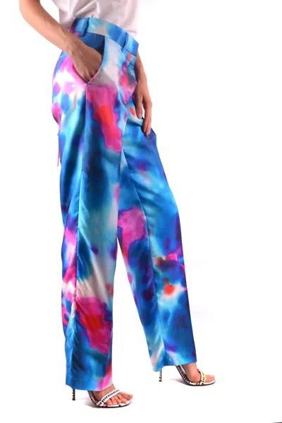 Msgm Trousers Multicolor In Multi