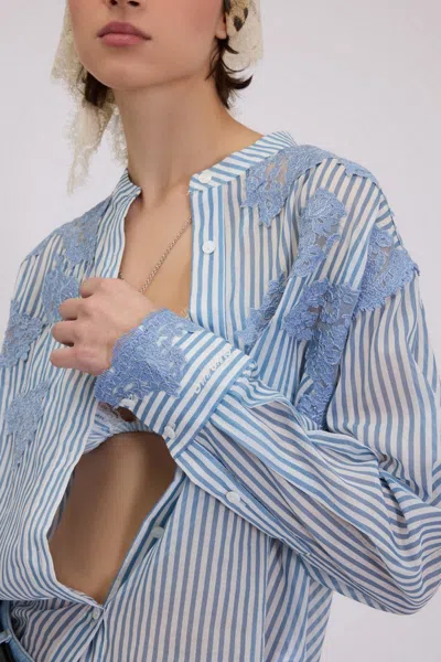 Ermanno White In Blue
