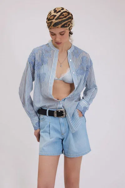 Ermanno White In Blue