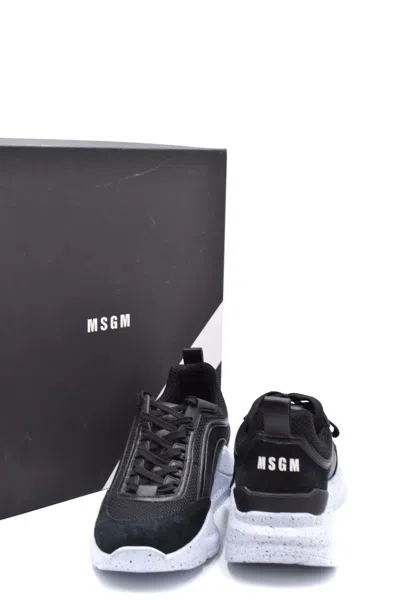 Msgm Sneakers Black In Black