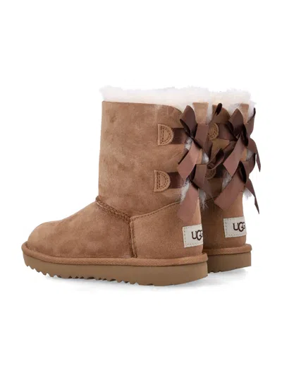 Ugg Mini Bow Ii Boot For Toddlers In Brown