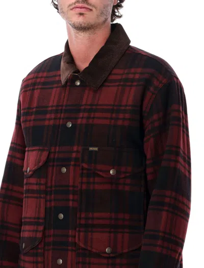 Filson Spokane Check-pattern Corduroy-collar Jacket In Multi
