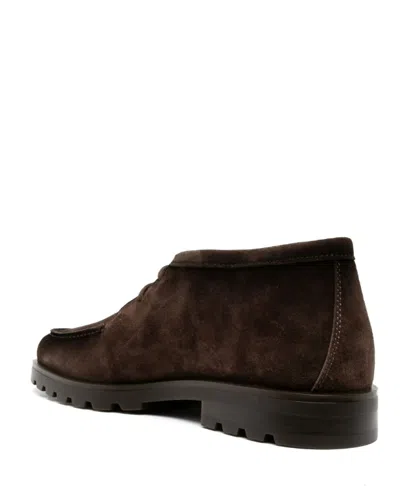 Santoni Boots In Brown