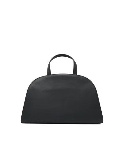Tory Burch 'romy' Black Lear Top Case In Black