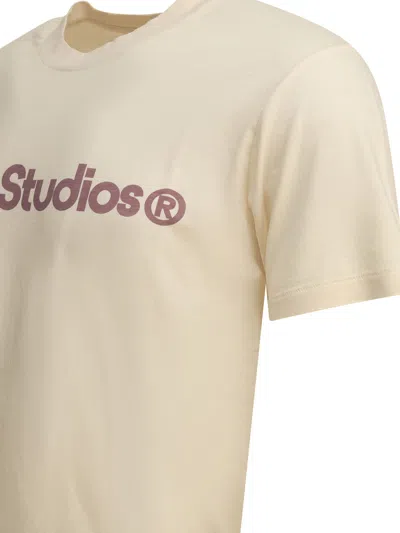 Acne Studios Acne Graphic Mini Logo T-shirt In Red