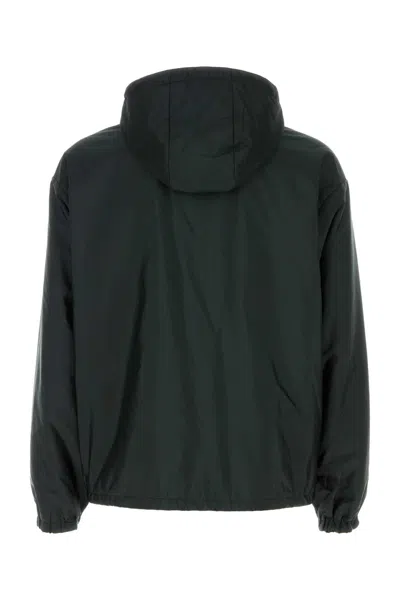 Prada Slate Re-nylon Jacket In Black