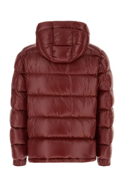 Herno Red Nylon Down Jacket In Red