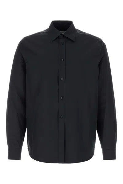 Jil Sander Black Regular Solid Shirt In Black