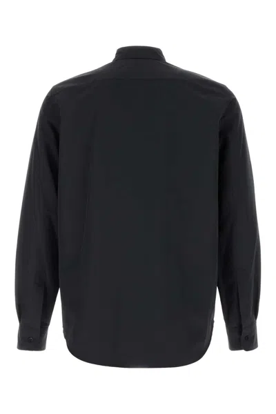 Jil Sander Black Regular Solid Shirt In Black