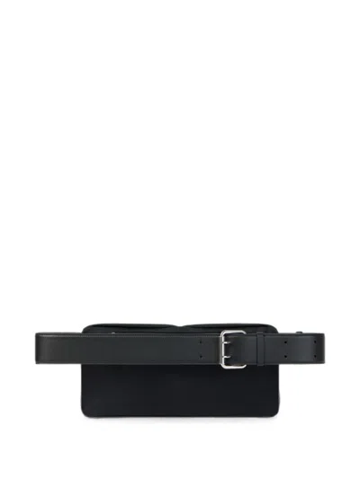Givenchy Logo-embossed Buckle-fastening Belt Bag In Black