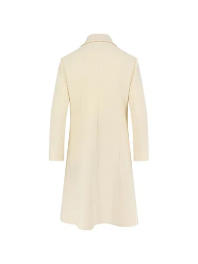 Gucci Wool Coat In Transparent
