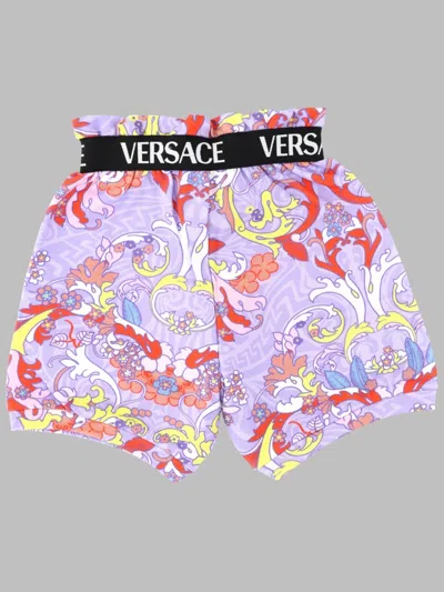 Versace Short In Purple