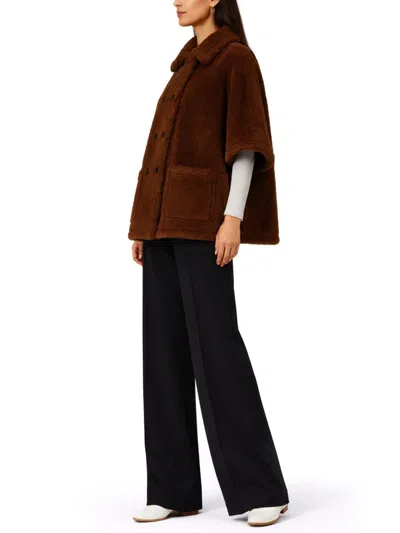 Max Mara Buttoned Pocket Jacket In Brown