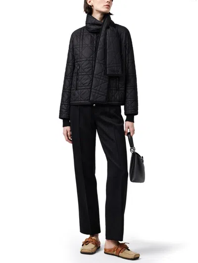 Dior Giacca Con Sciarpa In Black