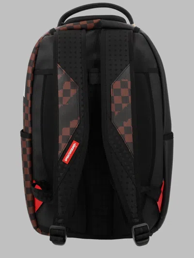 Sprayground Claw Tear Check Mini Backpack In Multi