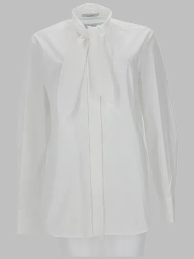 Givenchy Mini Bow Detail Shirt In White