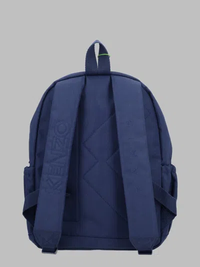 Kenzo Polyester Backpack In Blue