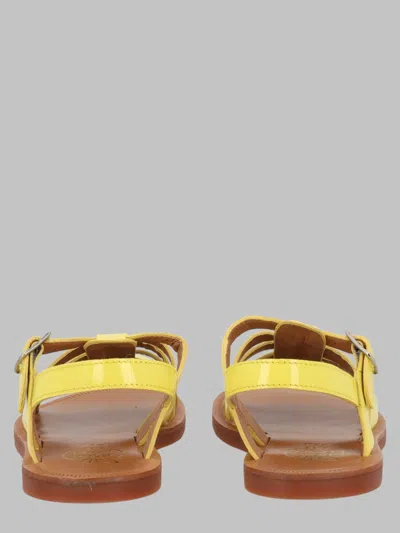 Pom D'api Plagette Strap Vernis In Yellow