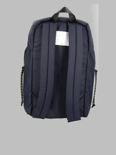 A.p.c. Technical Nylon Backpack With Flap Closure In Multicolour