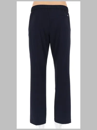 Herno Pantalone Elasticizzato In Blue