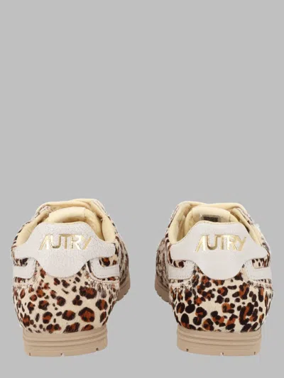 Autry Windspin Low Sneaker In Animal Print