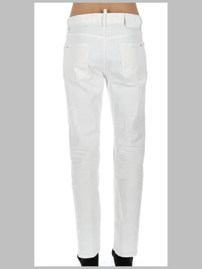 Dsquared2 Dsquared Jeans In Denim Di Cotone In White