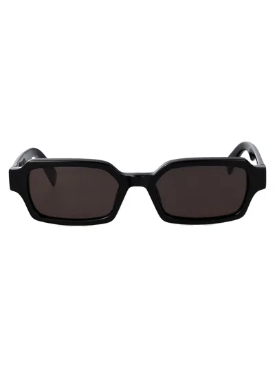 Retrosuperfuture Carino Rectangle-frame Sunglasses In Black