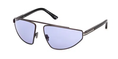 Tom Ford Geometric-frame Sunglasses In Blue