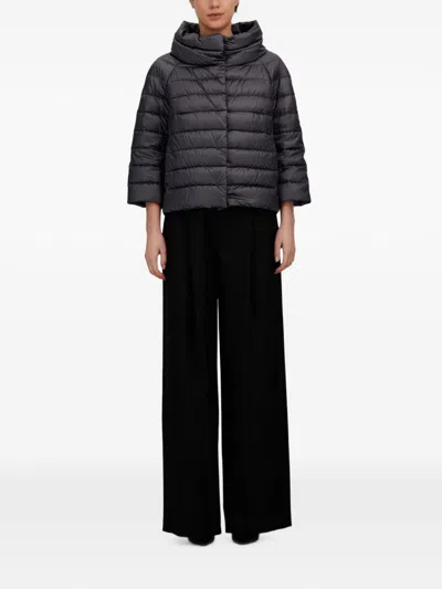 Herno Sofia Quilted Jacket In Gray
