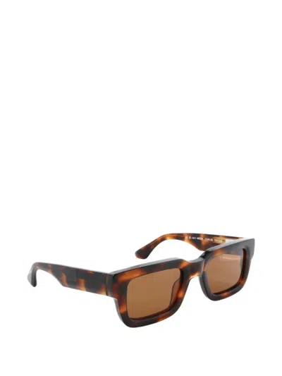 Chimi Core Rectangle-frame Sunglasses In White